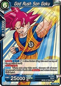 God Rush Son Goku (SD1-02) [Galactic Battle]