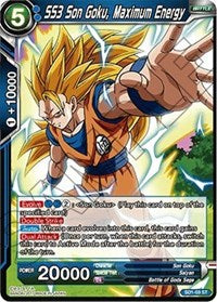 SS3 Son Goku, Maximum Energy (SD1-03) [Galactic Battle]