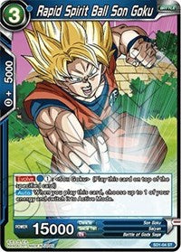 Rapid Spirit Ball Son Goku (SD1-04) [Galactic Battle]