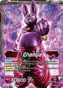 Champa // God of Destruction Champa (BT1-001) [Galactic Battle]