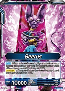 Beerus // Beerus, God of Destruction (BT1-029) [Galactic Battle]