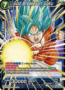 God Break Son Goku (BT1-031) [Galactic Battle]