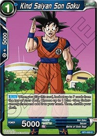 Kind Saiyan Son Goku (BT1-033) [Galactic Battle]