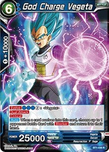 God Charge Vegeta (BT1-036) [Galactic Battle]