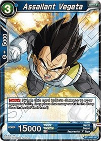 Assailant Vegeta (BT1-037) [Galactic Battle]
