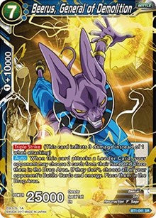 Beerus, General of Demolition (BT1-041) [Galactic Battle]