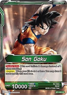 Son Goku // Super Saiyan God Son Goku (BT1-056) [Galactic Battle]