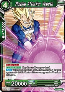 Raging Attacker Vegeta (BT1-064) [Galactic Battle]