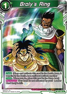 Broly's Ring (BT1-081) [Galactic Battle]