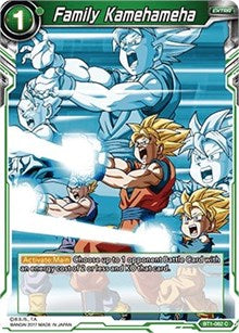 Family Kamehameha (BT1-082) [Galactic Battle]
