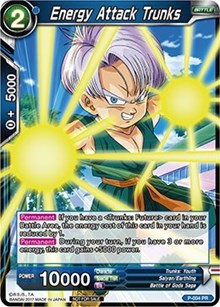 Energy Attack Trunks (Foil Version) (P-004) [Promotion Cards]