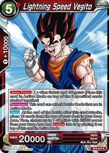 Lightning Speed Vegito (BT2-013) [Union Force]