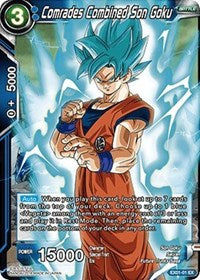 Comrades Combined Son Goku (Foil) (EX01-01) [Expansion Deck Box Set 01: Mighty Heroes]