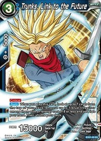 Trunks, Link to the Future (Foil) (EX01-03) [Expansion Deck Box Set 01: Mighty Heroes]