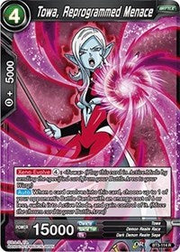 Towa, Reprogrammed Menace (BT3-114) [Cross Worlds]