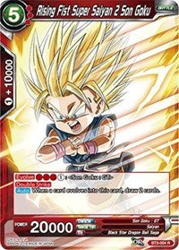 Rising Fist Super Saiyan 2 Son Goku (BT3-004) [Cross Worlds]