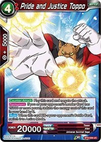 Pride and Justice Toppo (BT3-026) [Cross Worlds]