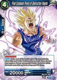 Final Explosion Prince of Destruction Vegeta (BT3-036) [Cross Worlds]
