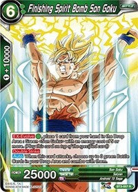 Finishing Spirit Bomb Son Goku (BT3-057) [Cross Worlds]