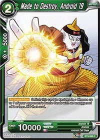 Made to Destroy, Android 19 (BT3-066) [Cross Worlds]