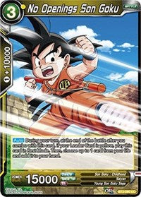 No Openings Son Goku (BT3-090) [Cross Worlds]