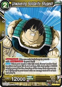 Unwavering Solidarity Shugesh (BT3-100) [Cross Worlds]
