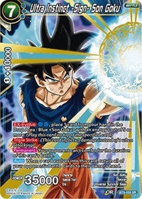 Ultra Instinct -Sign- Son Goku (BT3-033) [Cross Worlds]