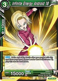 Infinite Energy Android 18 (TB1-055) [Tournament of Power]