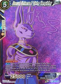 Beerus, Universe 7 Divine Vanquisher (SPR) (TB1-030) [Tournament of Power]