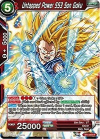 Untapped Power SS3 Son Goku (BT4-004) [Colossal Warfare]