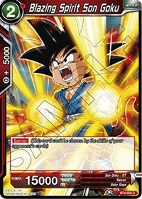 Blazing Spirit Son Goku (BT4-005) [Colossal Warfare]
