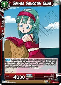 Saiyan Daughter Bulla (BT4-014) [Colossal Warfare]