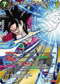Triple Flash SS4 Son Goku (BT4-003) [Colossal Warfare]