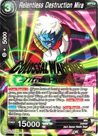 Relentless Destruction Mira (Titan Player Stamped) (BT3-117) [Tournament Promotion Cards]