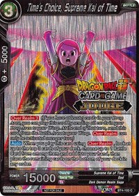 Time's Choice, Supreme Kai of Time (BT4-103) [Judge Promotion Cards]
