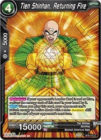 Tien Shinhan, Returning Fire (BT6-111) [Destroyer Kings]