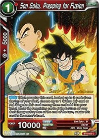 Son Goku, Prepping for Fusion (BT6-005_PR) [Destroyer Kings Pre-Release Cards]