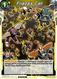 Frieza's Call (Event Pack 3 - 2019) (BT1-109_PR) [Promotion Cards]