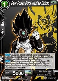 Dark Power Black Masked Saiyan (Event Pack 3 - 2019) (BT5-112_PR) [Promotion Cards]