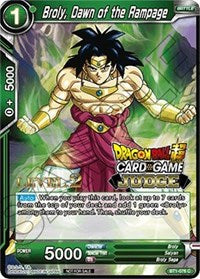 Broly, Dawn of the Rampage (Level 2) (BT1-076) [Judge Promotion Cards]