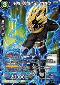 Vegeta, Reluctant Reinforcements (Power Booster) (P-123) [Promotion Cards]