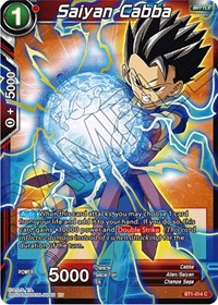 Saiyan Cabba (Alternate Art) (BT1-014) [Special Anniversary Set]