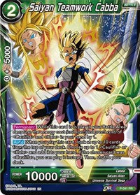 Saiyan Teamwork Cabba (Alternate Art) (P-041) [Special Anniversary Set]