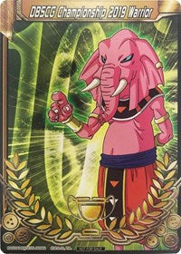 DBSCG Championship 2019 Warrior (Merit Card) - Universe 10 "Rumush" (10) [Tournament Promotion Cards]