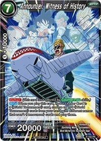 Announcer, Witness of History (Power Booster) (P-162) [Promotion Cards]