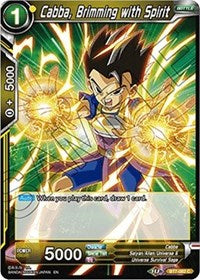 Cabba, Brimming with Spirit (BT7-082) [Assault of the Saiyans]
