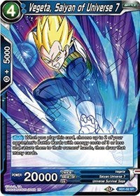 Vegeta, Saiyan of Universe 7 (XD1-02) [Assault of the Saiyans]