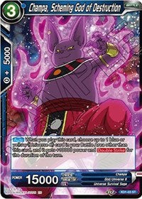 Champa, Scheming God of Destruction (XD1-03) [Assault of the Saiyans]