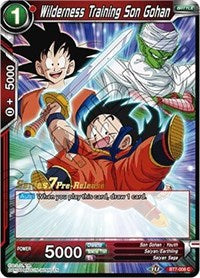 Wilderness Training Son Gohan (BT7-008_PR) [Assault of the Saiyans Pre-Release Cards]