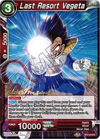 Last Resort Vegeta (BT7-010_PR) [Assault of the Saiyans Pre-Release Cards]